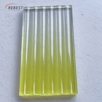 Rebest Laminated Yellow Gradient Glass