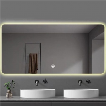 Modern Luxury Rectangle backlit lighting Bathroom Vanity Led Mirror