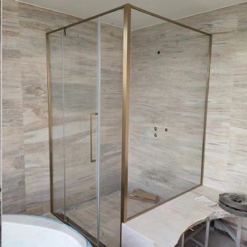 Sliding Shower Door Gold Shower Door